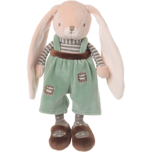 Bukowski-Bunny with green overalls 35 cm